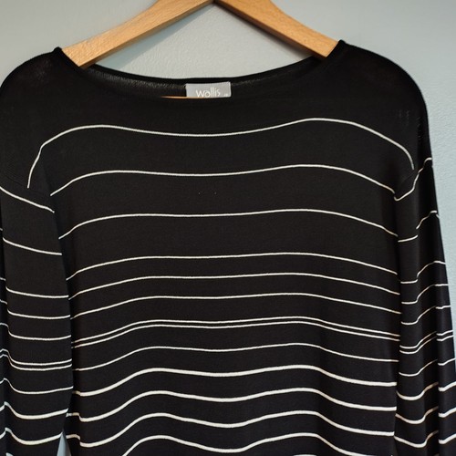 Wallis black white striped - wallis,