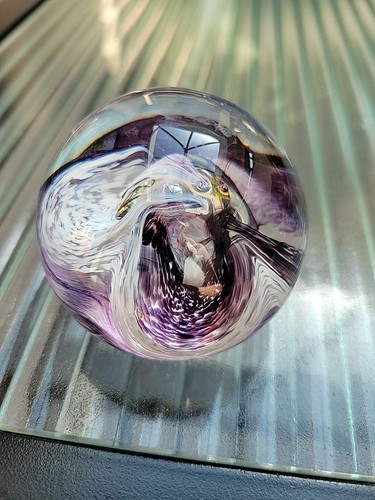 Caithness glass paperweight - glass,