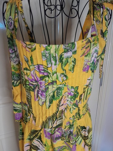 Monsoon yellow otto dress - yellow,