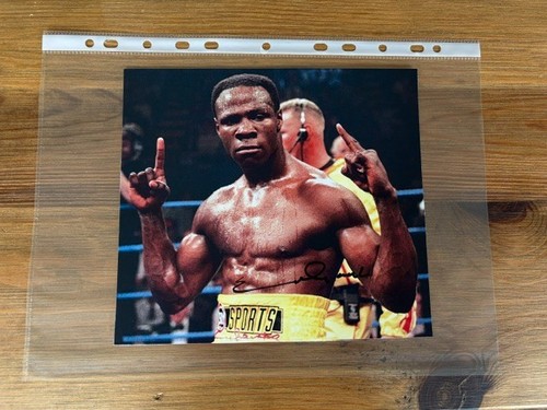 Autographed pic chris eubank - pic,