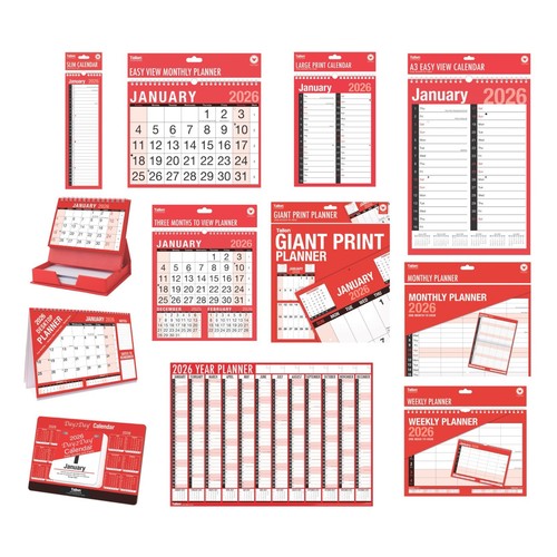 2026 calendar slim a1 - 2026, a3
