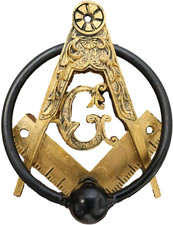 Antiqued Faux Gold Freemasons