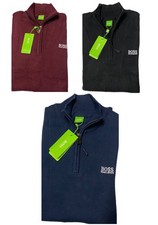 HUGO BOSS LONG SLEEVE BRAND NEW HIGH NECK QUARTER ZIP JUMPER