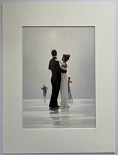 Jack Vettriano MOUNTED Print - "Dance Me to the End of Love" 16" x 12" *Rare*
