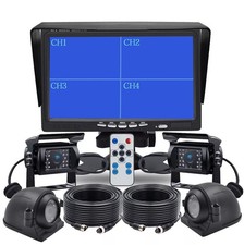 7" QUAD SPLIT SCREEN MONITOR