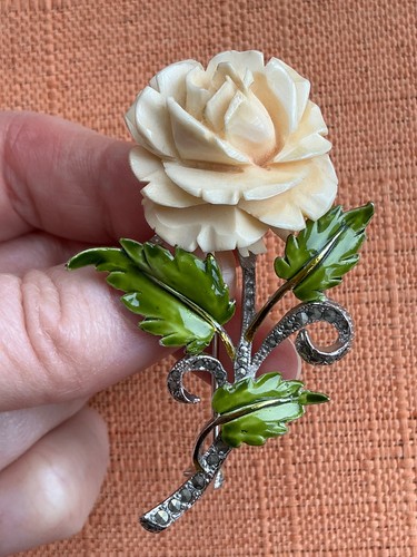 Vintage carved rose - vintage,