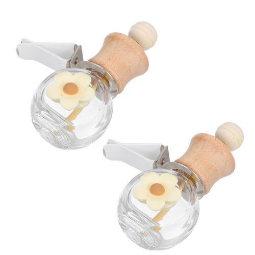 2pcs glass perfume bottle car - 2pcs,