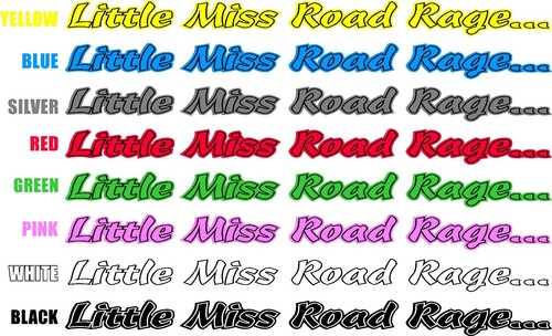 Little miss road rage - little, car