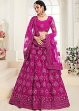 Pink Lehenga Choli Bollywood Designer Lehenga Wedding Party Indian Sari Saree