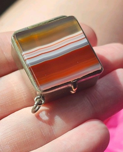 Antique banded agate and - banded,