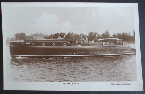 Old norfolk broads boat - old,