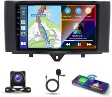 9 Inch Android 14 Car Stereo for Mercedes-Benz Smart Fortwo 2011-2015 IPS Touch