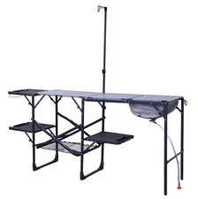 Gci Outdoor Master Cook Station | Portable Folding Kitchen Table With 
