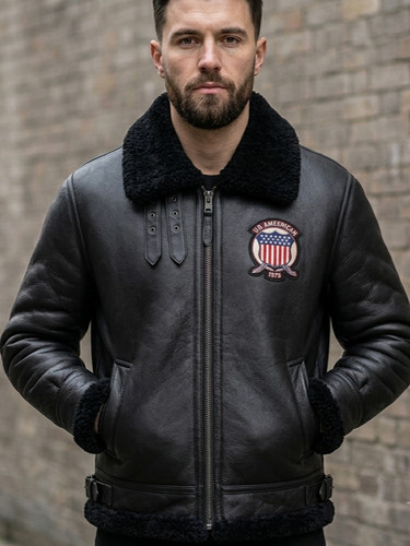 Avirex black leather - avirex,
