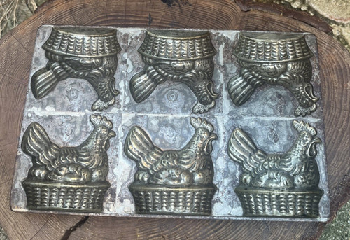 Antique chocolate mould cast
