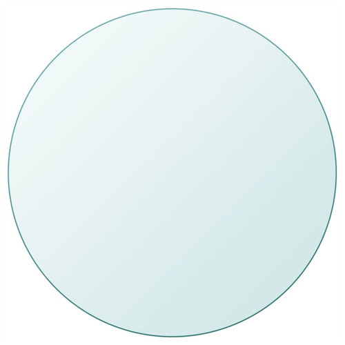 Tempered glass table top - , round