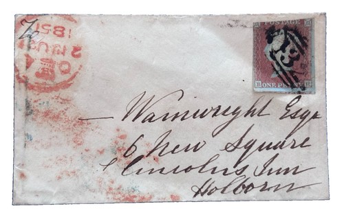 1851 penny red cover - penny,