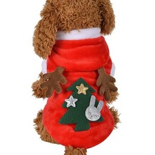 Dog Christmas Clothes for Small Dogs Santa Costume Cat Puppy Pet Xmas Coat Vest