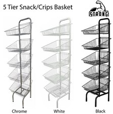 New 5 tier free standing white