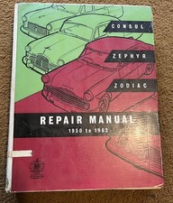 Ford Zodiac Zephyr Consul Mk 1 2 Workshop Manual Tuning Performance Parts Repair