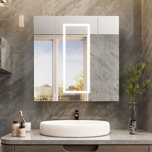 Led lighted bathroom - led,