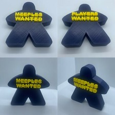 Large Meeple - Players Wanted / Meeples Wanted - Free Standing - 10 Colours