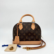 Louis Vuitton Monogram Alma BB Bag Gold Hardware