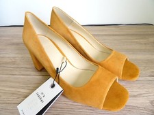 ZARA MUSTARD SUEDE LEATHER
