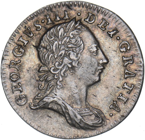 1762 threepence george iii - -,