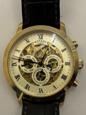 Rotary Mens Gold Plated
