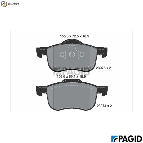 Brake pad set - brake,