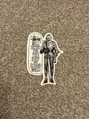 Stussy well suited sticker - stussy,