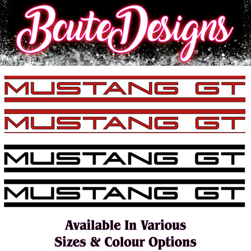 Mustang car vinyl decal - |,