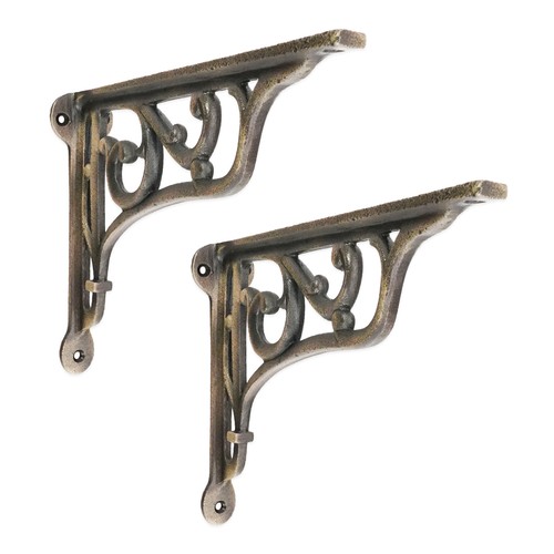 Shelf brackets pair - of, matt