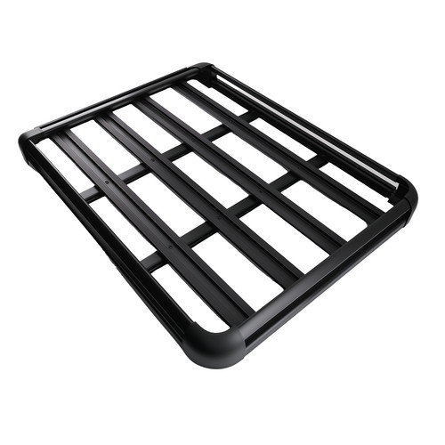 Black aluminium roof rack - aluminium,