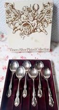 Vintage boxed set 6 Silver