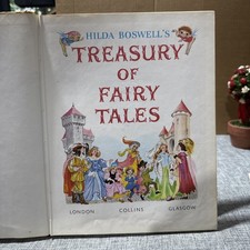 Hilda Boswell's Treasury of Fairy Tales 1962s vintage book 