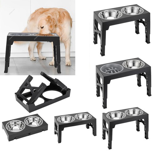 Large double bowls dog - double,