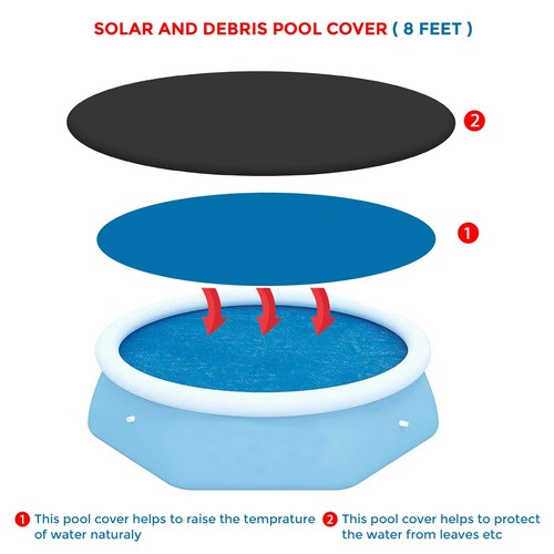 Solar debris pool cover - debris,