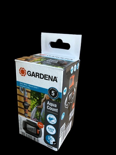 Gardena water flow smart meter - water,