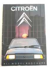 Citroen 2CV6 Visa GSA CX Dyane 79 Page UK All Model Range Brochure July 1981