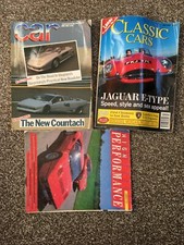 3 Old Car Motor Magazines