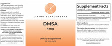 DMSA 4mg 90's Mercury, Lead