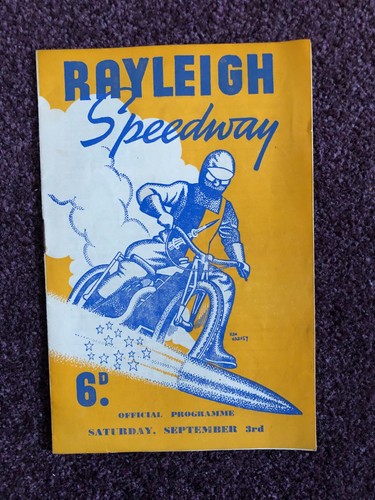 Speedway programme rayleigh - rayleigh, v