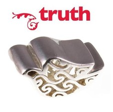 VGC Genuine TRUTH PK 925 sterling silver FILIGREE DOVE bird charm bead Christmas