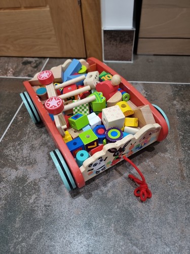 Bing pull along wooden - bing,
