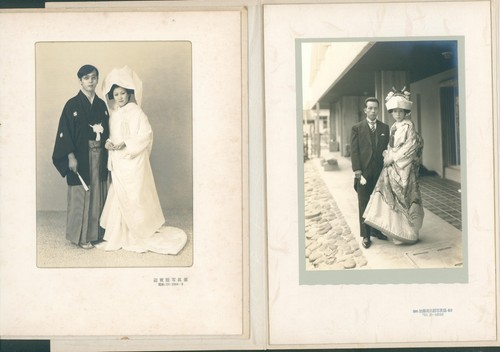 Vintage photo japan - vintage, pair