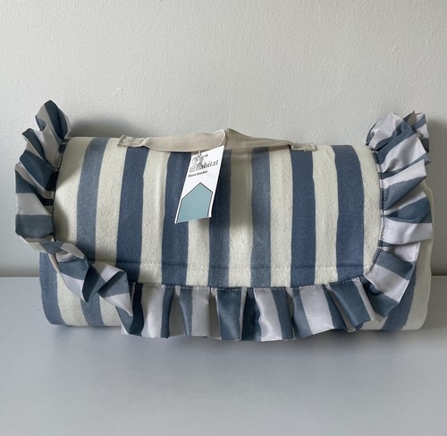 Habitat blue white stripe - &,