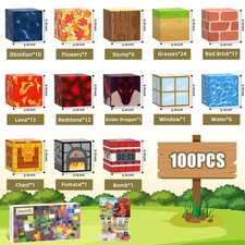 Minecraft Magnetic Building Blocks Set Educational Toy Magnet Christmas Gift Kid