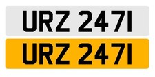 Dateless cherished car reg number URZ2471 “URS 24-7 no 1” plus transfer fee